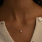 Elegante Gouden Ketting met prachtige solitaire voor een uitzonderlijke stijl