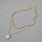 Betoverende Gestapelde Barok Parels Ketting - Elegante Alette Design