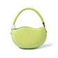 Chique nepleren crossbody schoudertas met metalen schouderband