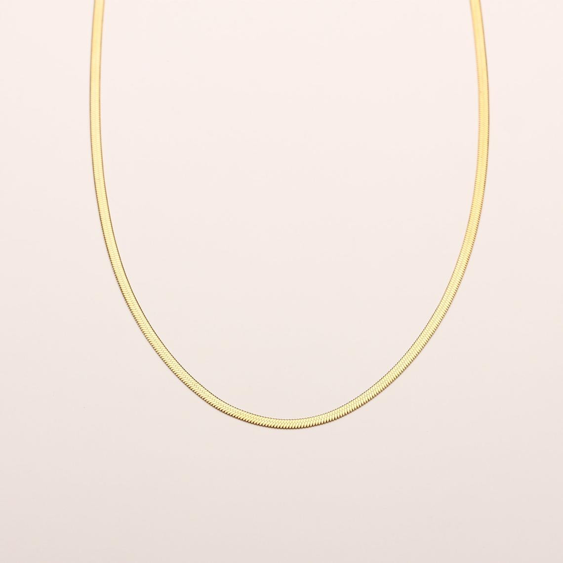Elegant Gelaagde Visgraatketting - Isa voor een stijlvolle uitstraling