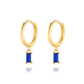 Chic et Élégantes Boucles d'Oreilles Carrées avec Zircone - Lauren