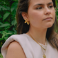 Elegante Gouden Blad Oorbellen - Natuurlijke Luxe Essentie