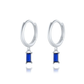 Chic et Élégantes Boucles d'Oreilles Carrées avec Zircone - Lauren