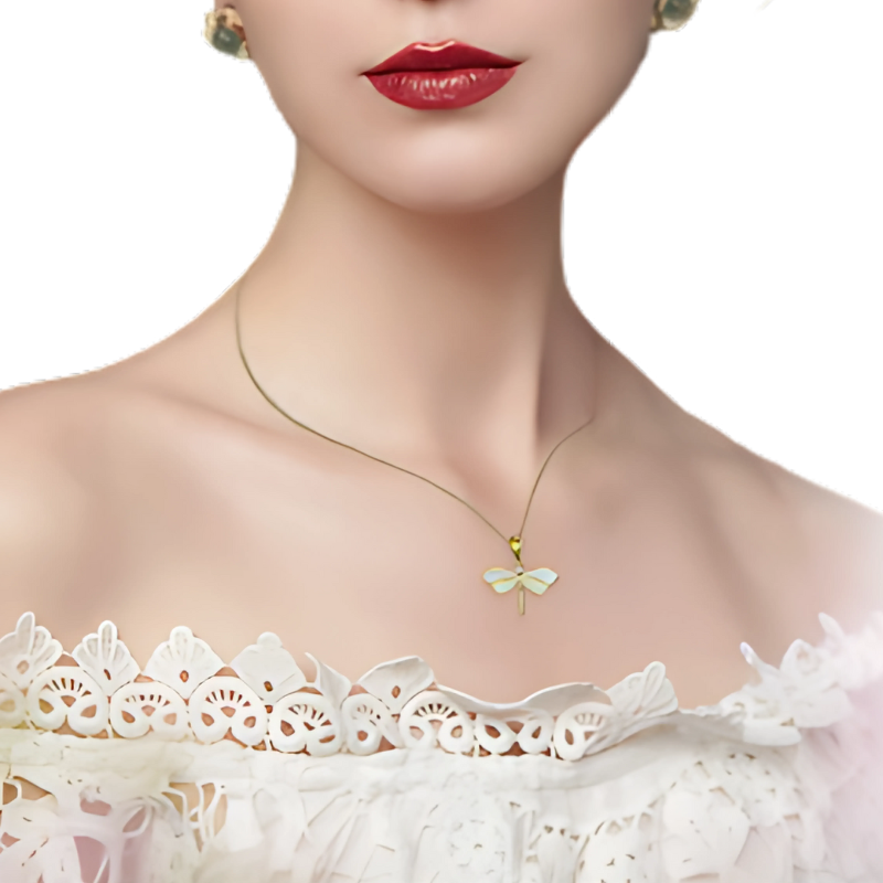 Verhoog je stijl met de gouden vlinder halsketting - een stijlvolle en elegante accessoire