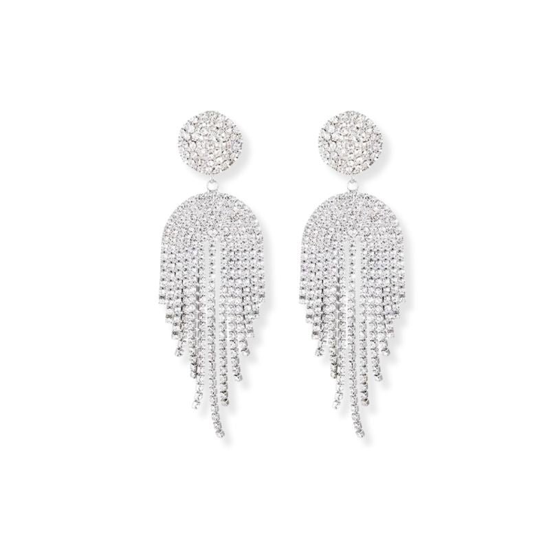 Oorbellen met Strass en Kwastjes - Malia
