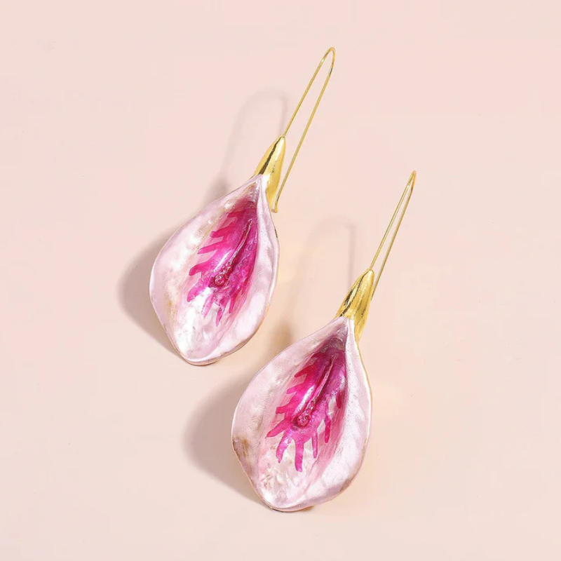 Elegante Bloem Bengelen Oorbellen - Bella voor een verfijnde look