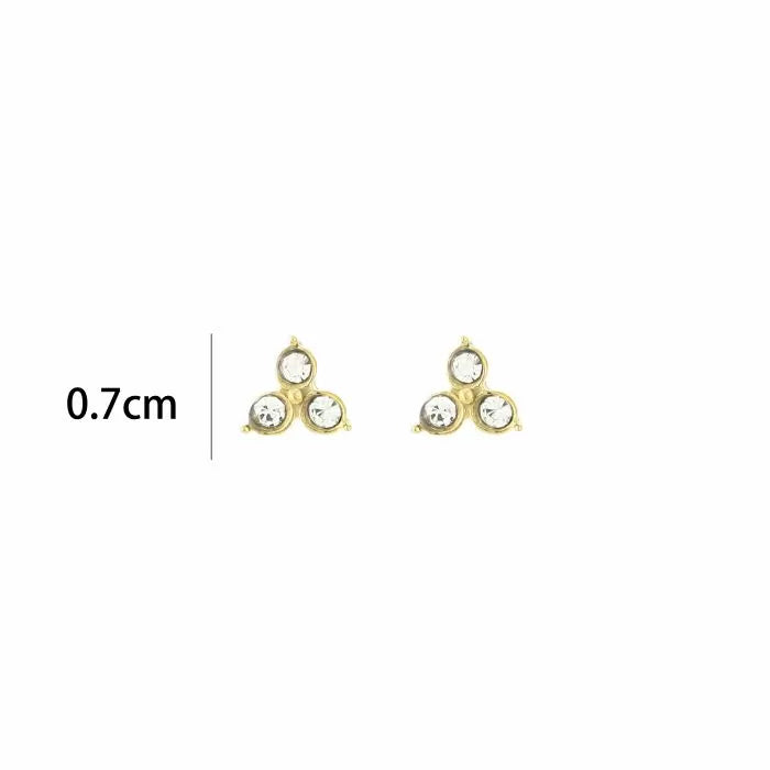 Chic Crystal Zircon Stud Oorbellen - Irma voor een elegante uitstraling