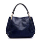 Elegante Isadora Schoudertas met Structuur en Glanzend Effect voor Stijlvolle Looks