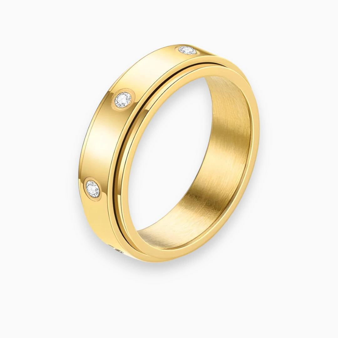 Deze betoverende hemelse sprankelende ringen in roestvrij staal voor een tijdloze elegantie