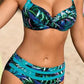 Betoverend Dames Bikini Set met Steungevend Beugeltop en Flatteuze Hoogwaist Pasvorm – Gemaakt van Ademend en Comfortabel Mengsel