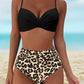 Dames Bikini Set – Perfecte Pasvorm – Elegant Toppunt – Ruché Hoog Taille Bottom – Ademend en Comfortabel Stof