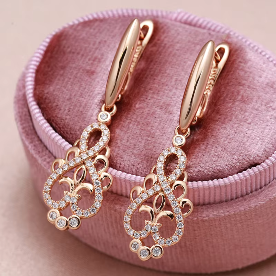 Elegante Elfenoorbellen met Zirkonia in Goud | Goud