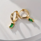 Chic et Élégantes Boucles d'Oreilles Carrées avec Zircone - Lauren