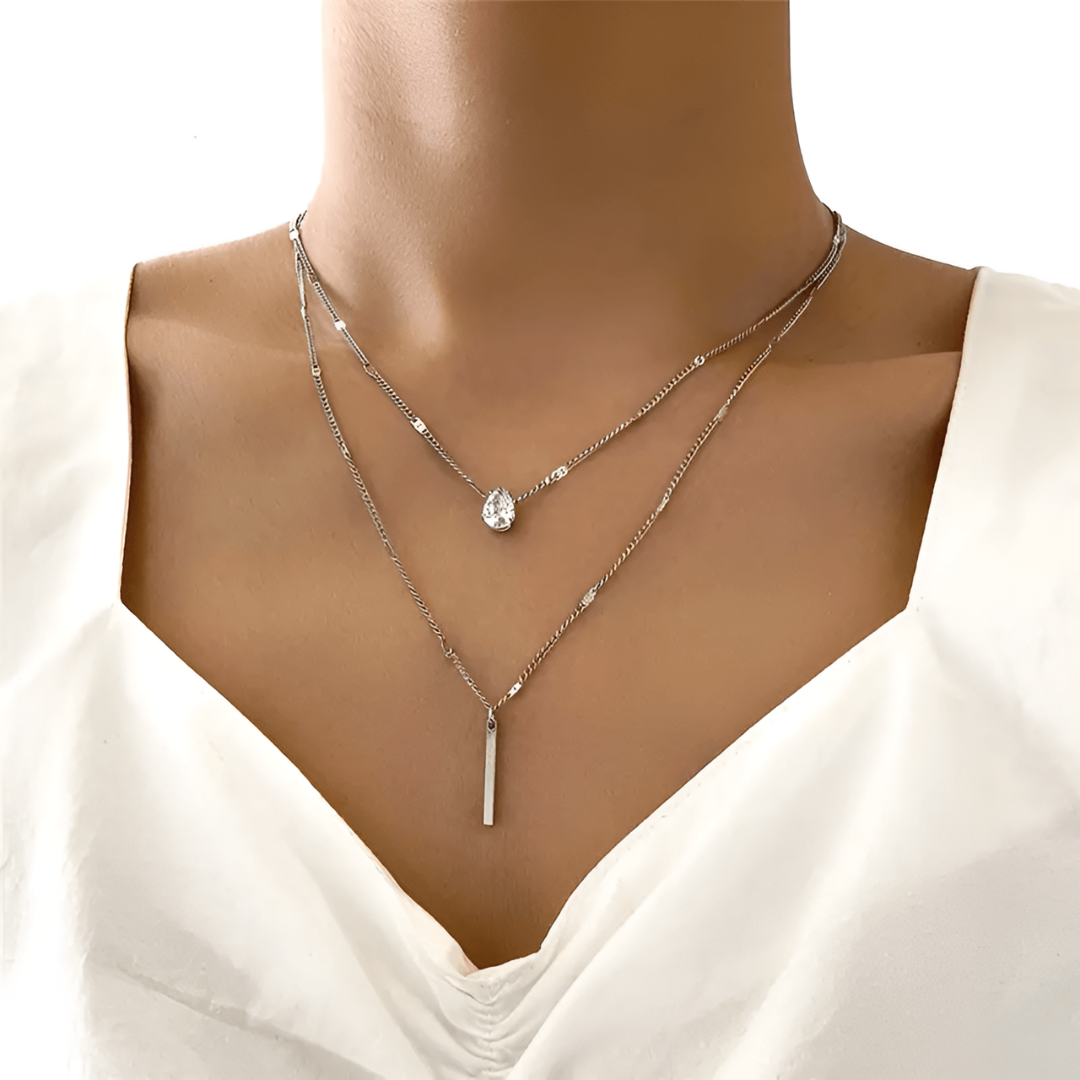 Lichtgevende vergulde rasterketting - Perfecte accessoire voor een opvallende uitstraling