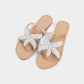 Zachte wollenslippers met parels voor een elegante en comfortabele uitstraling