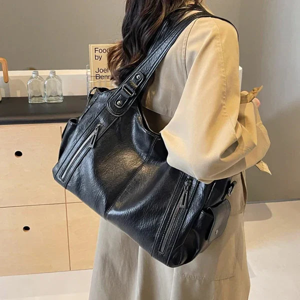 UrbanTote™ | Grote PU-Leren Damestas Met Meerdere Vakken En Afneembare Schouderband