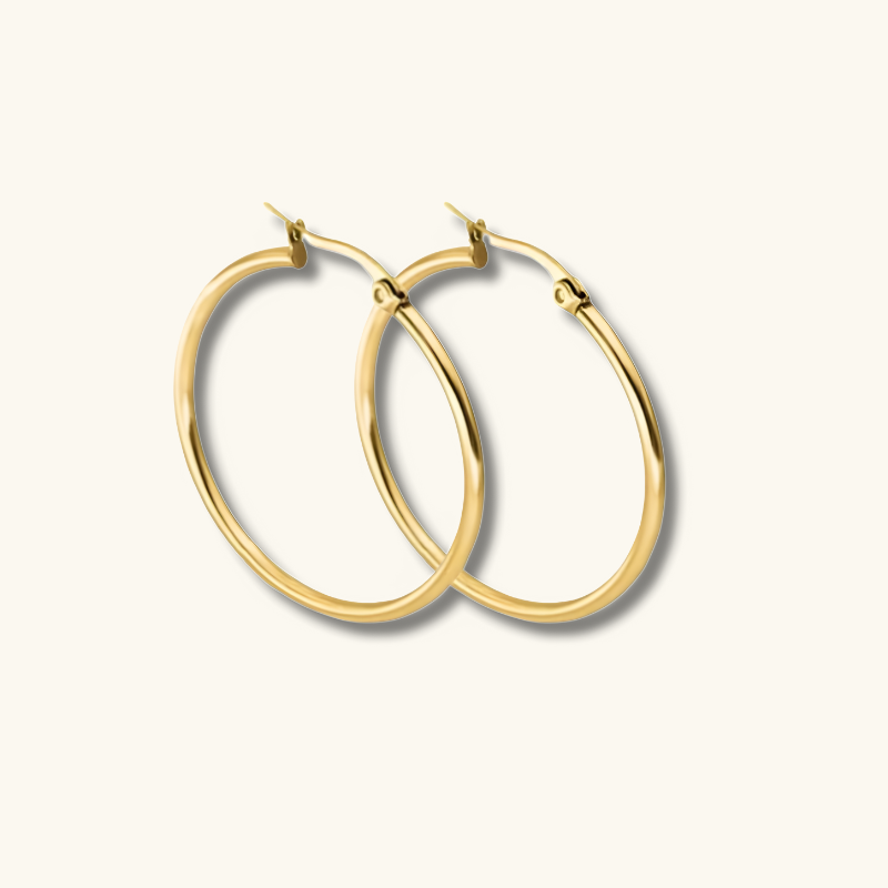 Elegante Set Van Hoepeloorbellen - Nini
