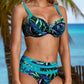 Betoverend Dames Bikini Set met Steungevend Beugeltop en Flatteuze Hoogwaist Pasvorm – Gemaakt van Ademend en Comfortabel Mengsel