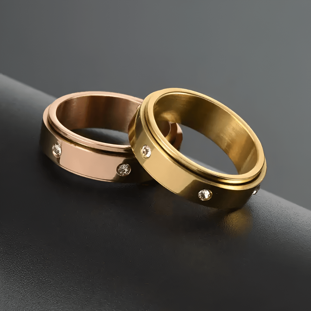 Deze betoverende hemelse sprankelende ringen in roestvrij staal voor een tijdloze elegantie