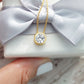 Elegante Geboortesteen Ketting - Amelia für personalisierte Geburtstagsgeschenke