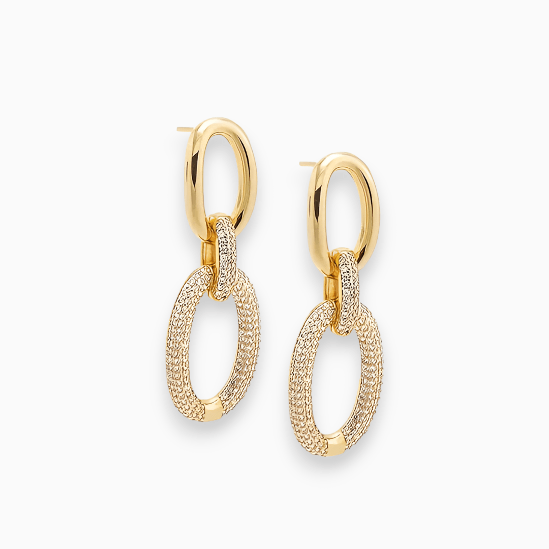 Luxe oplichtende hoepels | Verguld