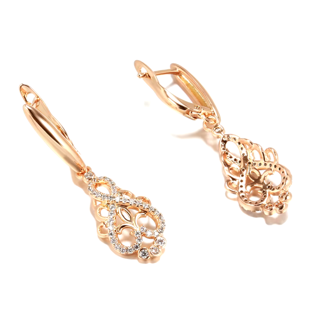 Elegante Elfenoorbellen met Zirkonia in Goud | Goud