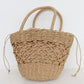 Ins Style Retro Holle Rietje Tas - Vintage Charme voor Chique Zomerse Looks