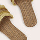 Chique Fringe Pantoffels voor Knusse Comfort