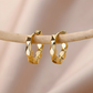 Geometrische Gouden Hoepel Oorbellen - Mary