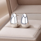 Dikke Druppel Stud Oorbellen - Stijlvol en Trendy Chelsea Design