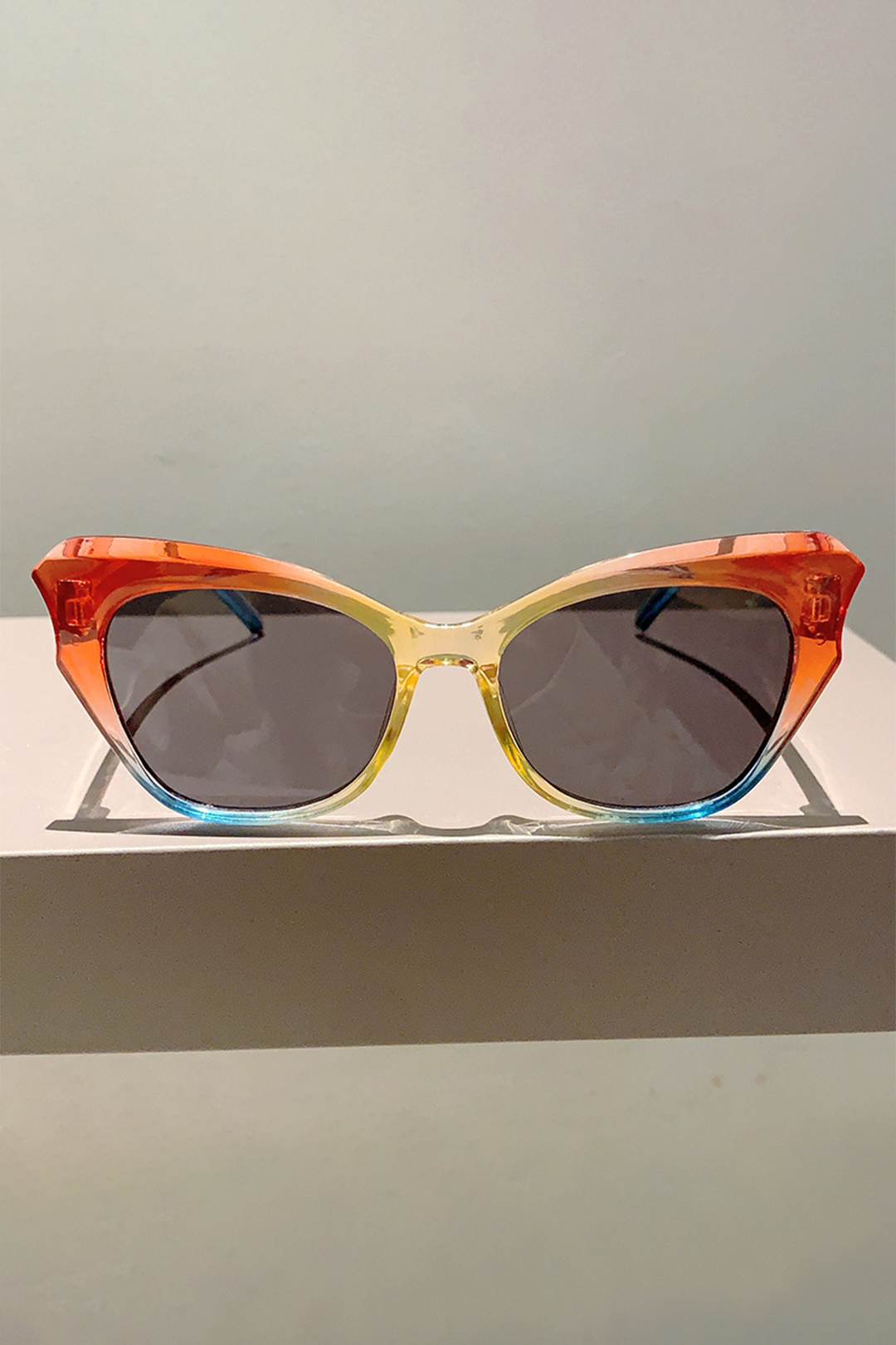 Elegante stijl ombre zonnebril