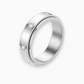 Deze betoverende hemelse sprankelende ringen in roestvrij staal voor een tijdloze elegantie