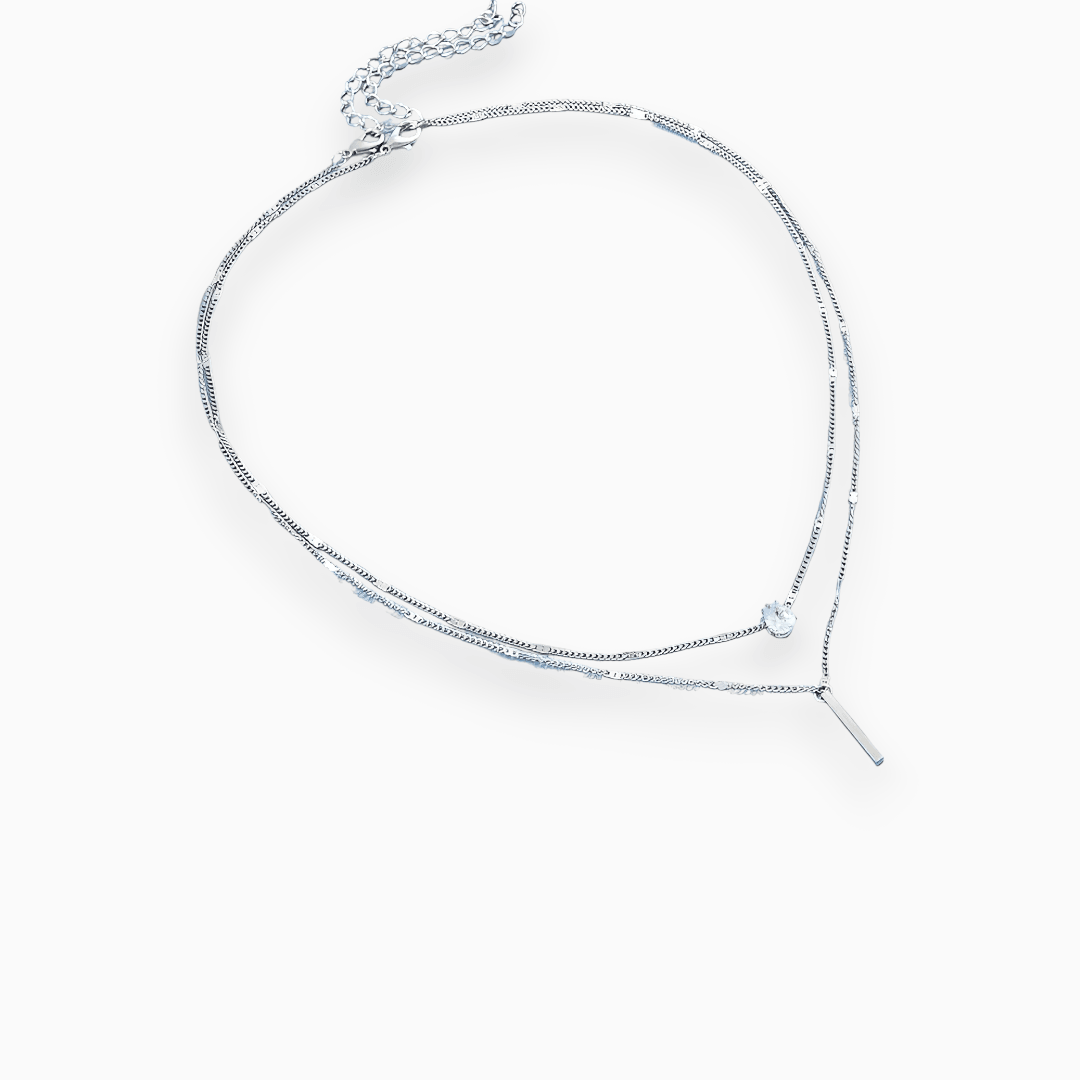 Lichtgevende vergulde rasterketting - Perfecte accessoire voor een opvallende uitstraling