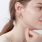 Elegante Knoop Hoepel Oorbellen - Aria voor een stijlvolle look