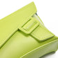 Chic Metallic Nepenleren Vierkante Crossbody Schoudertas