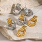 Gelaagde Oorbellen Goud en Zilver - Verlienne