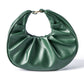 Chic Gerimpelde Faux Leren Handtas