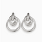 14K Vergulde Oorbellen met Franse Flair en Punk Edge