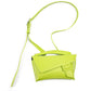 Chic Metallic Nepenleren Vierkante Crossbody Schoudertas