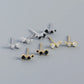 Elegante Drie Mini Zirkonia Oorbellen - Sandy