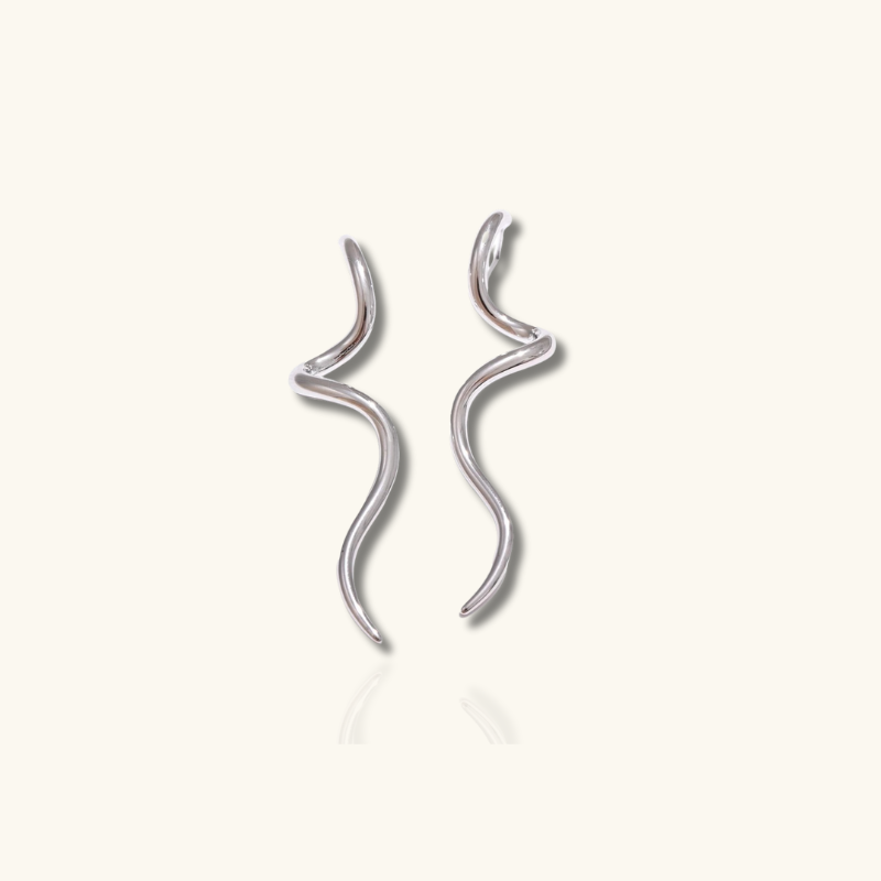 Elegant Goudvergulde Spiraalvormige Oorknopjes – Nyla