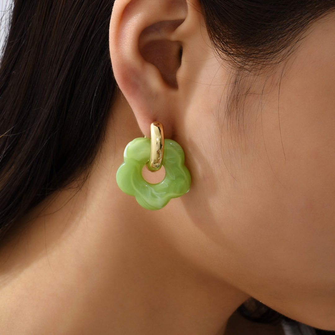 Elegante Gouden Vergulde Oorbellen voor Dames - Perfecte Glamour Accessoire