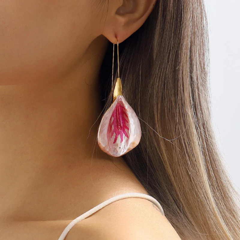 Elegante Bloem Bengelen Oorbellen - Bella voor een verfijnde look