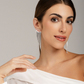 Stijlvolle Zilveren Tassel Oorbellen - Bernice voor een Elegante Look