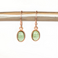 Elegante Groene Toermalijn Druppel Oorbellen - Avery