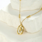 Elegante Gouden Rozen Hanger Ketting - Penelope, de perfecte sieradenset voor een stijlvolle uitstraling