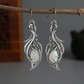 Elegante Ovale Vuur Opaal Oorbellen - Kelly voor een betoverende look