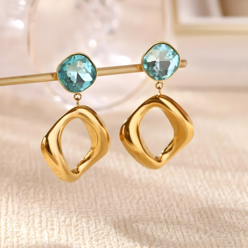 Elegante Onregelmatige Zirkonen Oorbellen - Veronica