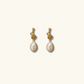 Elegante Barok Parel Oorbellen in Goud - Pien