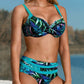 Dames Bikini Set – Twist Effect Top – Hoge Taille Slank – Ademend en Sneldrogend Materiaal